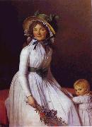 Portrait of Emilie Seriziat and Her Son, Jacques-Louis David